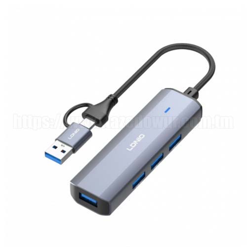 USB - концентратор LDNIO 4*1 DS-114uc