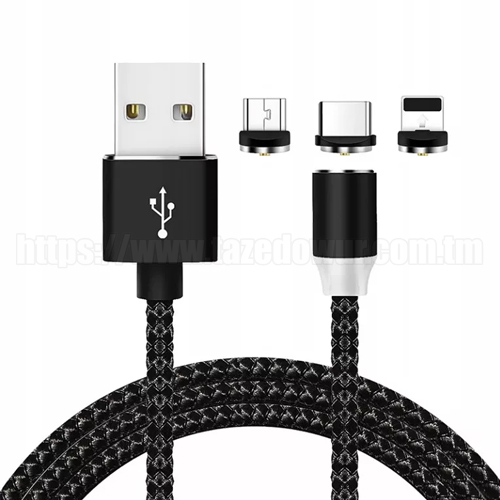 Кабель X-Cable Metal Magnetic Cable 3 in 1