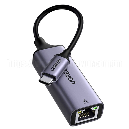 Сетевая карта UGREEN CM199 с TYPE-C на RJ45 (Конвертер 1Gb)
