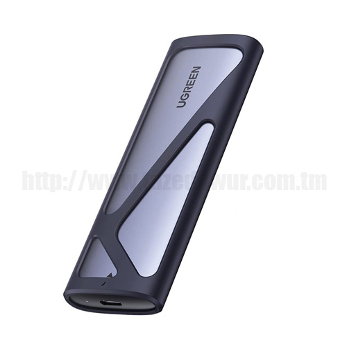 Кейс UGREEN CM400 для SSD M.2 (Подключение Type-C 3.2 Gen 2 / Без сохранения данных)
