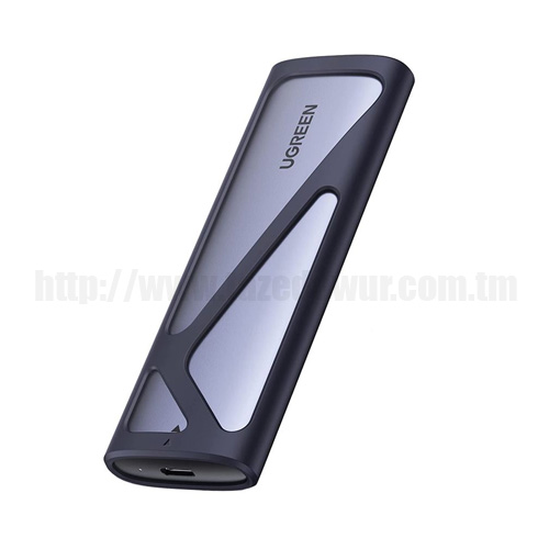 Кейс UGREEN CM400 для SSD M.2 (Подключение Type-C 3.2 Gen 2 / Без сохранения данных)