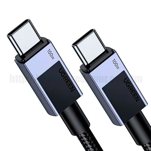 Кабель для зарядки UGREEN L512 TYPE-C (TYPE-C на TYPE-C / Длина 1 метр)
