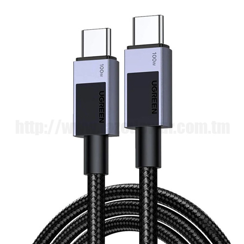 Кабель для зарядки UGREEN L512 TYPE-C (TYPE-C на TYPE-C / Длина 1 метр)