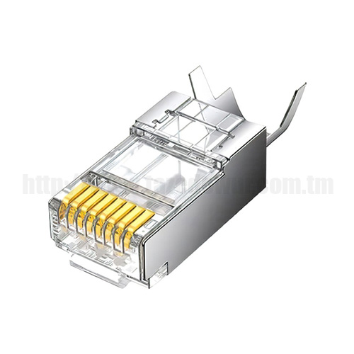 Коннекторы UGREEN NW123 для сетевого кабеля (Категория 7 / Тип RJ45 для FTP / 10 штук)