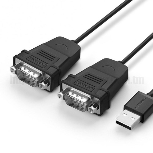 Конвертер-кабель UGREEN US229 (С USB на 2 COM PORT)