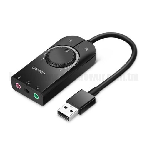 Звуковая карта UGREEN CM129 (Внешняя / Интерфейс с USB 2.0)