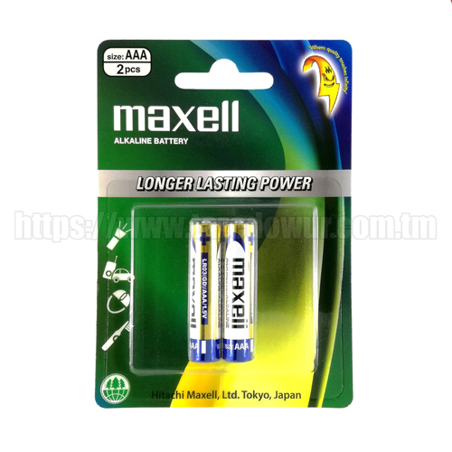 Батарея Maxell Alkaline LR03 2xAAA