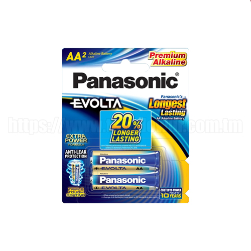 Батарея Panasonic Evolta AAx2 1.5V